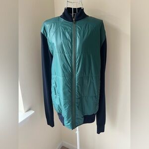 Dunhill Hybrid Tech-Wool Track Jacket Golf Bomber Blouson vintage quilted M